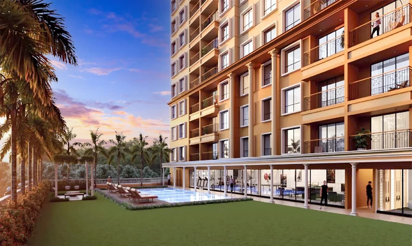 Pride World City clubhouse and pool deck